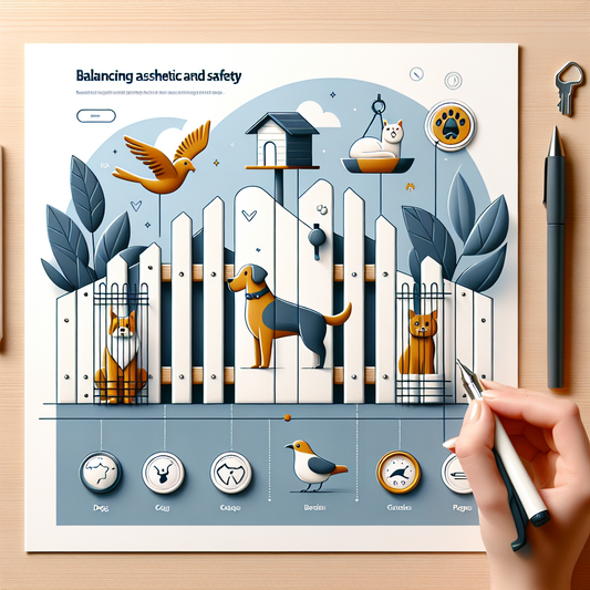 Balancing Aesthetics and Safety in Pet Fencing