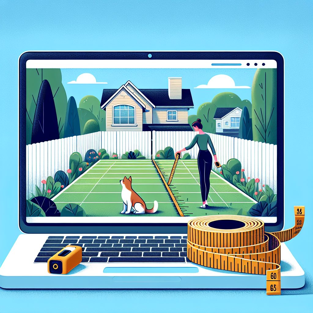 How to Measure Your Yard for a Virtual Pet Fence