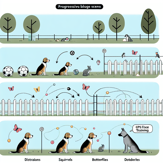 Gradually Increasing Distractions During Fence Training