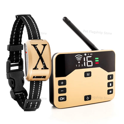 Revolutionary 2-in-1 Wireless Dog Fence & Remote Training Collar - Beep, Shock, Vibration for All Dog Sizes