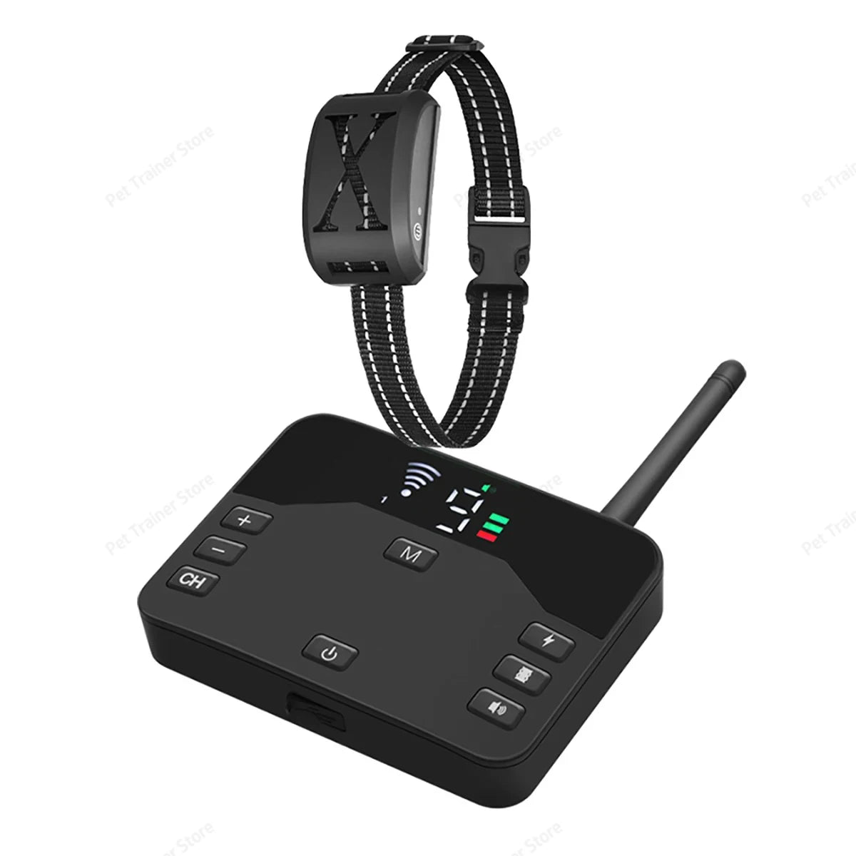 Revolutionary 2-in-1 Wireless Dog Fence & Remote Training Collar - Beep, Shock, Vibration for All Dog Sizes