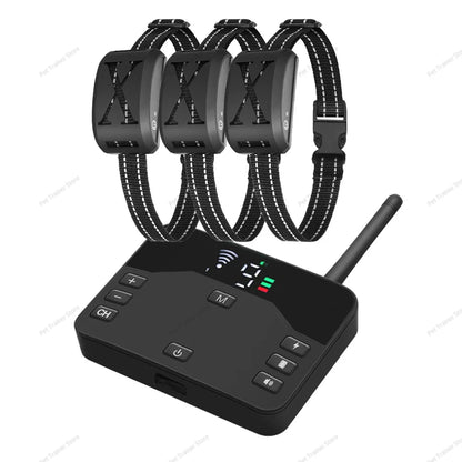 Revolutionary 2-in-1 Wireless Dog Fence & Remote Training Collar - Beep, Shock, Vibration for All Dog Sizes